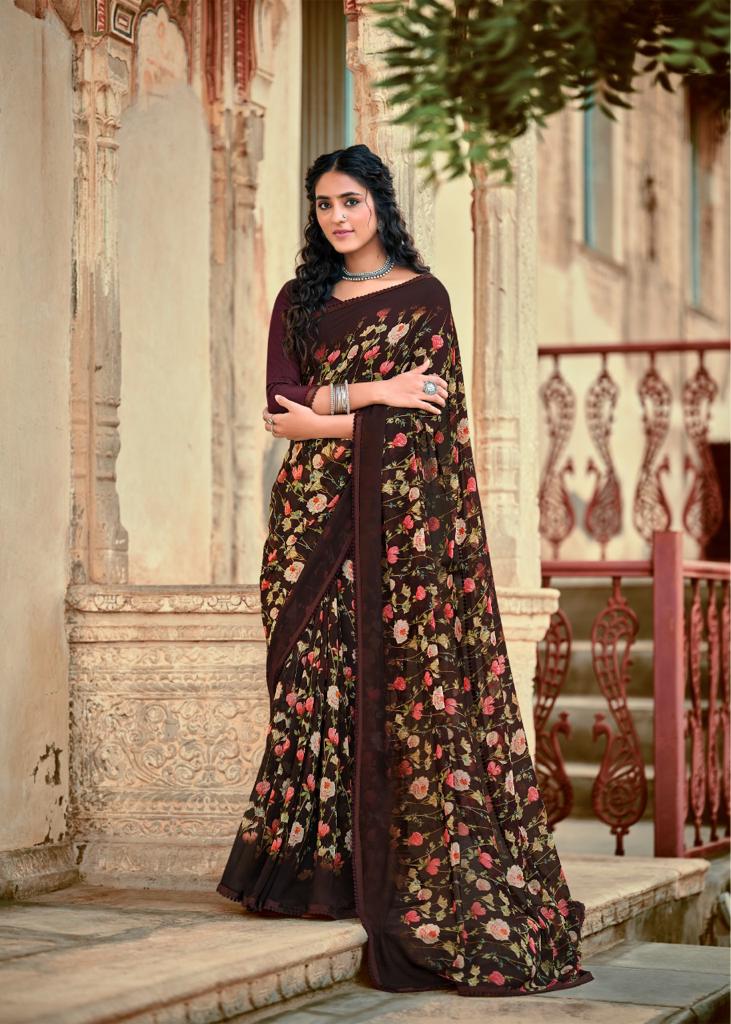 Kashvi Yashvi 2 Fancy Ethnic Wear Georgette Designer Fancy Saree Collection